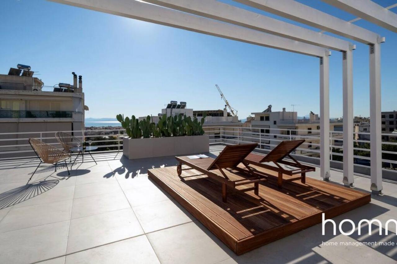 Brand New Homm Penthouse In Ano Glyfada, Dilou Leilighet Athen Eksteriør bilde