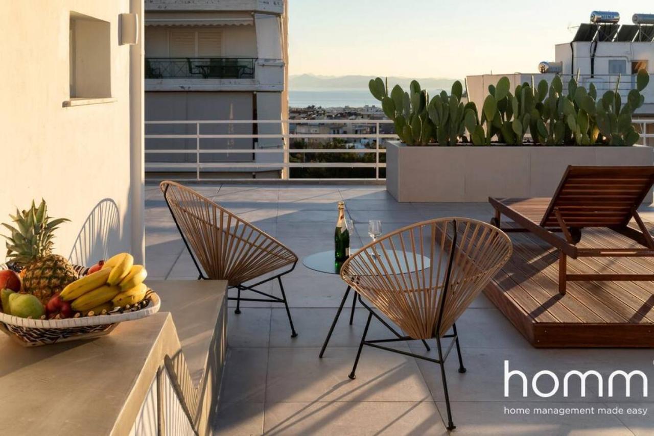 Brand New Homm Penthouse In Ano Glyfada, Dilou Leilighet Athen Eksteriør bilde