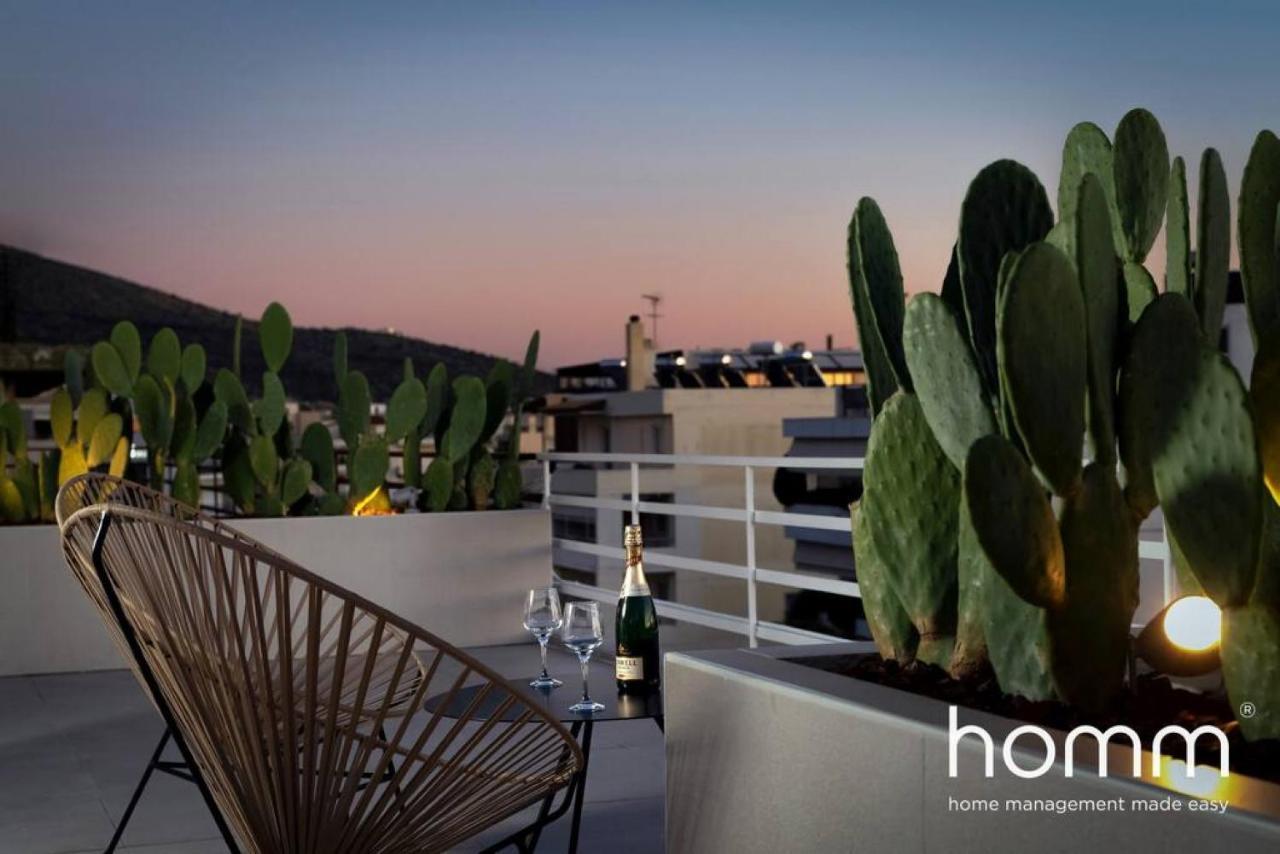 Brand New Homm Penthouse In Ano Glyfada, Dilou Leilighet Athen Eksteriør bilde