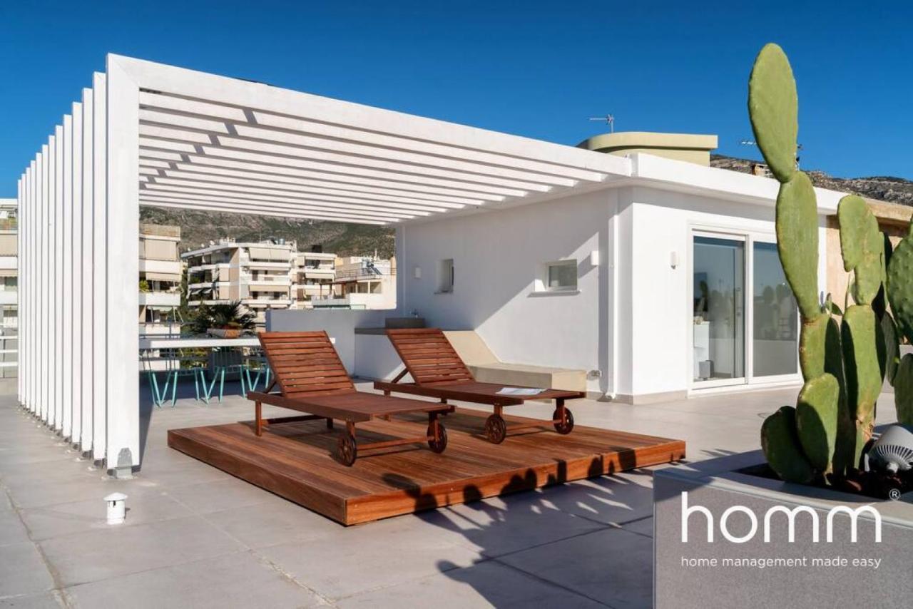 Brand New Homm Penthouse In Ano Glyfada, Dilou Leilighet Athen Eksteriør bilde