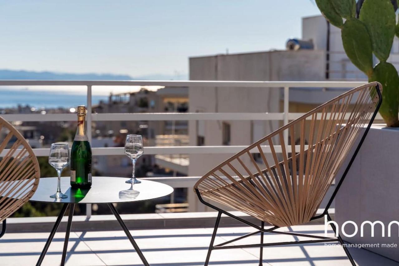 Brand New Homm Penthouse In Ano Glyfada, Dilou Leilighet Athen Eksteriør bilde