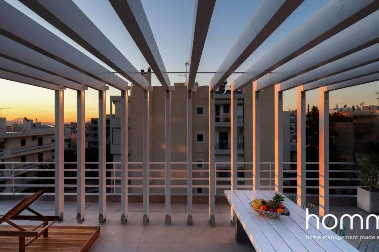 Brand New Homm Penthouse In Ano Glyfada, Dilou Leilighet Athen Eksteriør bilde