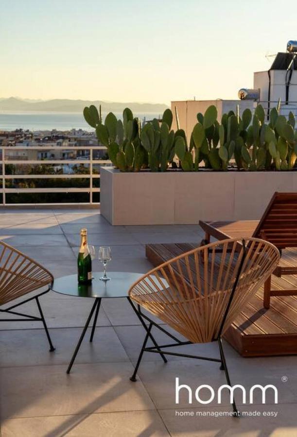 Brand New Homm Penthouse In Ano Glyfada, Dilou Leilighet Athen Eksteriør bilde