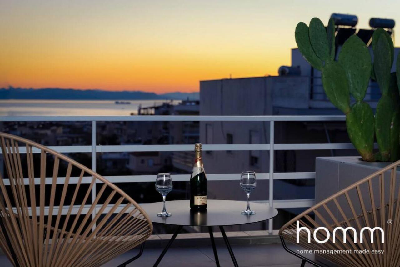 Brand New Homm Penthouse In Ano Glyfada, Dilou Leilighet Athen Eksteriør bilde