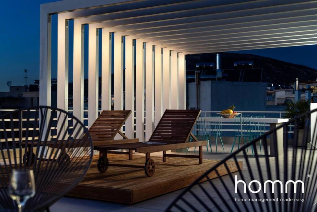 Brand New Homm Penthouse In Ano Glyfada, Dilou Leilighet Athen Eksteriør bilde