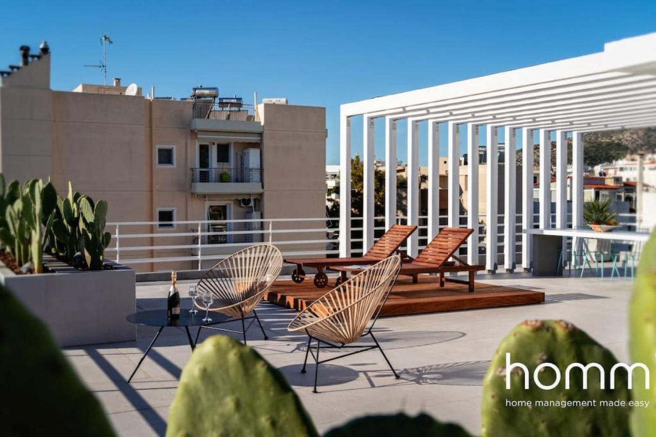 Brand New Homm Penthouse In Ano Glyfada, Dilou Leilighet Athen Eksteriør bilde