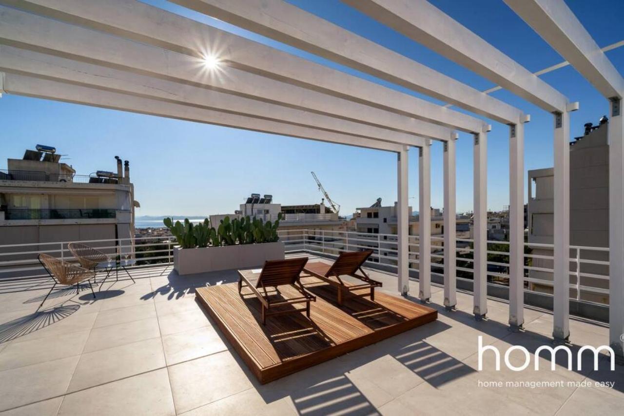 Brand New Homm Penthouse In Ano Glyfada, Dilou Leilighet Athen Eksteriør bilde
